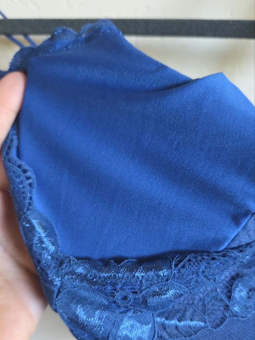 Blue Lace Bralette Crop Top - Unbranded - Picture 6 of 6